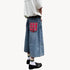 Men's Y2K Baggy Vintage Blue Jorts – Wide Leg Denim Shorts